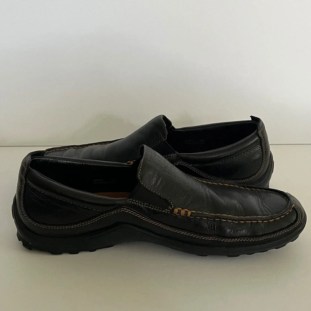 Cole Haan Tucker Venetian Black Leather Driving Loafers C03557 G12 Slip On 10M